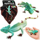 Agama Lizard Sailboat Rubber Figure Stretchable Realistic 16 Cm