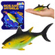 Figura di tonno in gomma di pesce estensibile, realistico pesce dell'oceano 14 cm