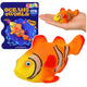 Clownfish Rubber Fish Figurine Stretchable Realistic Ocean Fish 10cm