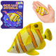 Fish Copper Rubber Butterfly Figurine Stretchable Realistic 10cm