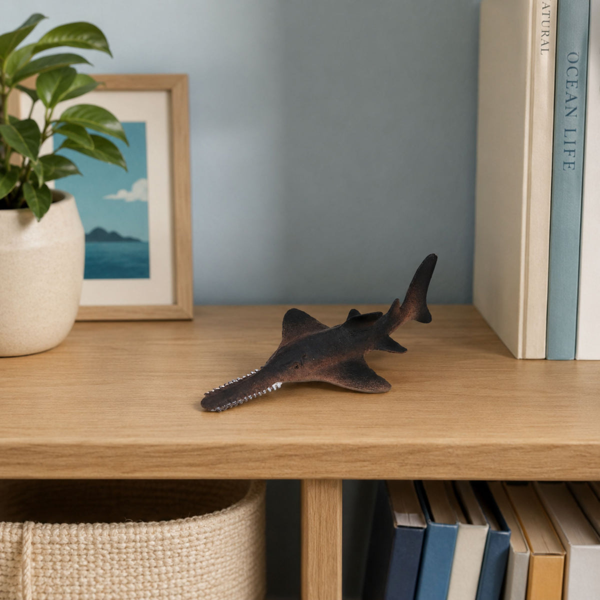 Fiskgummi Svärdfiskfigur Sträckbar Realistisk Havsfisk 15cm