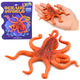Oktopus-Figur aus Gummi, dehnbar, realistisches Meerestier, 12 cm