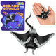 Fish Rubber Stingray Figurine Stretchable Realistic Ocean Fish 13cm