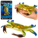 Rubber Crab Figurine Stretchable Realistic Sea Animal 19cm