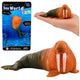 Walrus Rubber Figurine Stretchable Realistic Marine Mammal 13 Cm