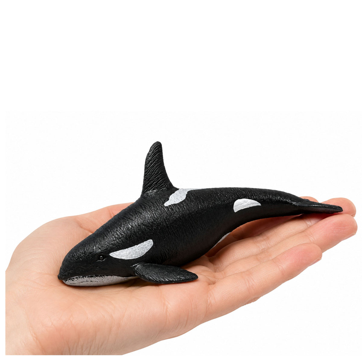 Fiskgummi späckhuggarfigur Sträckbar realistisk marint däggdjur 17,5 Cm