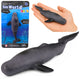 Fish Rubber Whale Figurine Stretchable Realistic Marine Mammal 18cm