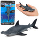 Hammerhead Shark Rubber Fish Figurine Stretchable Realistic 17cm