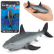 Fish Rubber Shark Figure Stretchable Realistic Ocean Shark 18 Cm
