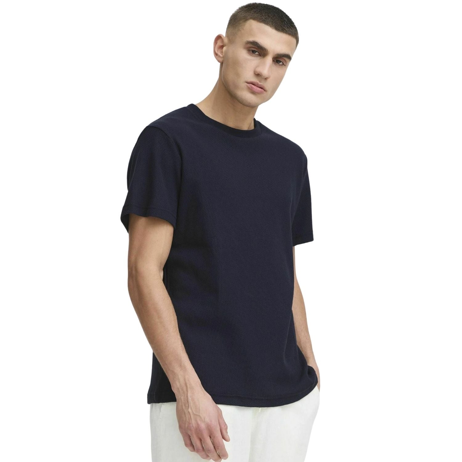 Solid Casual T-shirt Men