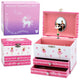 Jewelry Box With Music Box Ballerina Mirror Drawers