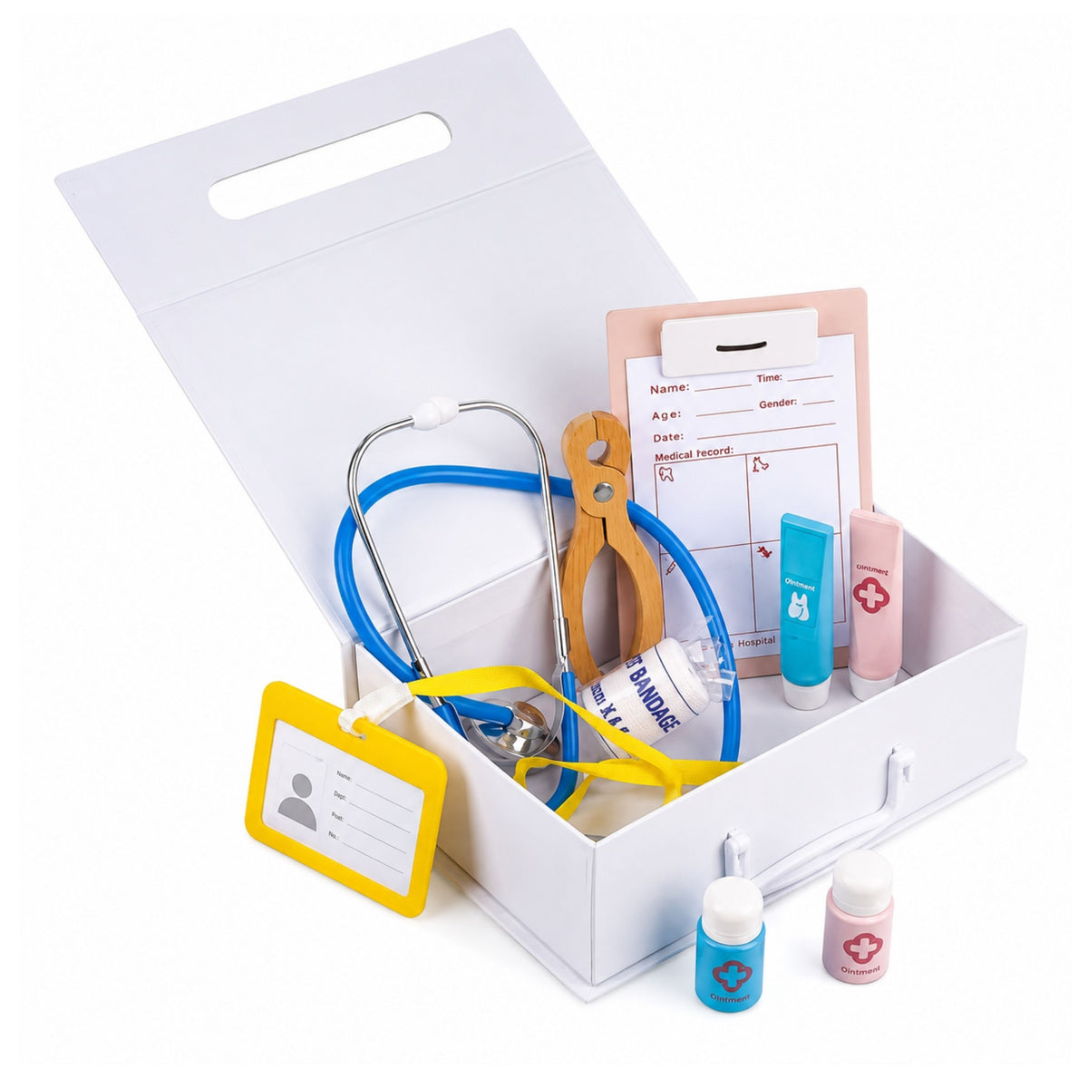 Little Doctor's Set - Herramientas médicas - Accesorios reales - 36 piezas.