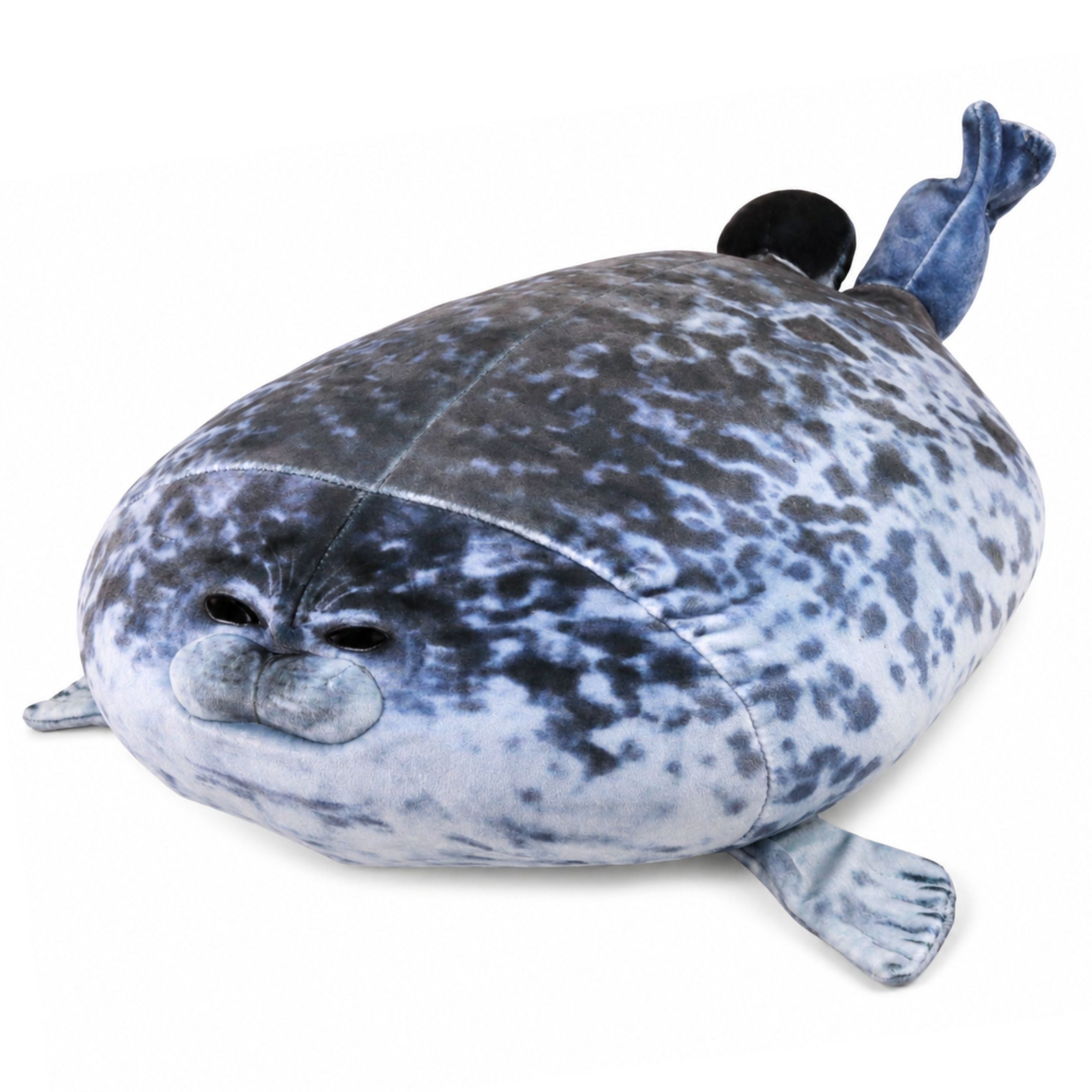Plush Seal Mascot Cuddly Toy Natural Color Gray 38 Cm