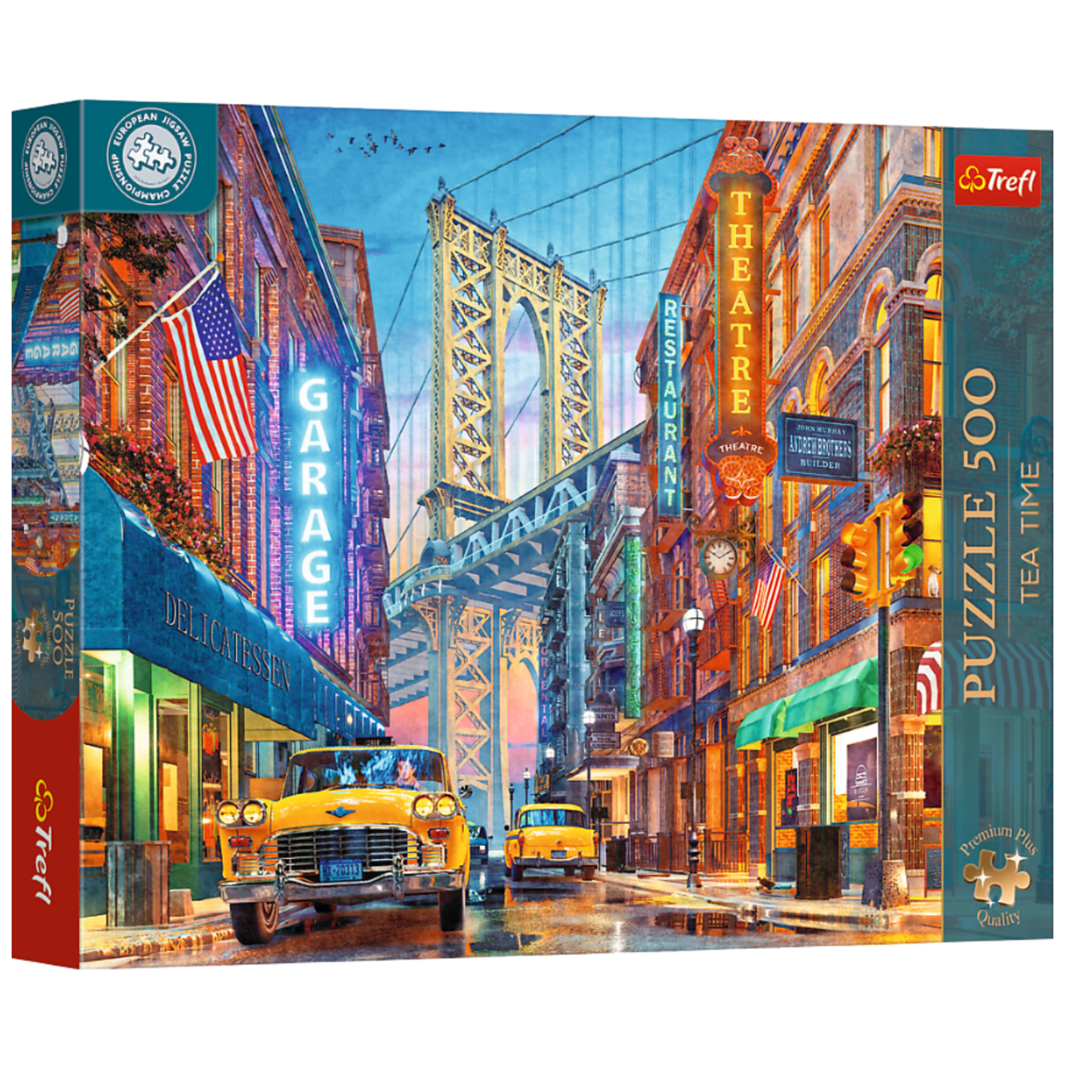 Puzzle - 500 – Premium Plus – Manhattan View – Trefl 37613