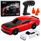 Rc Drift Sports Car Interchangeable Body Wheels 4wd Red 1:43