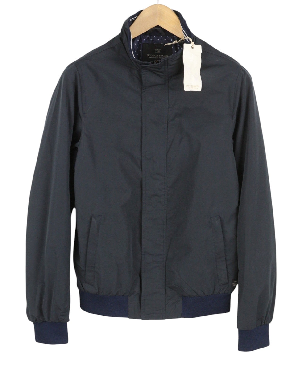 Blue Polyester Jacket