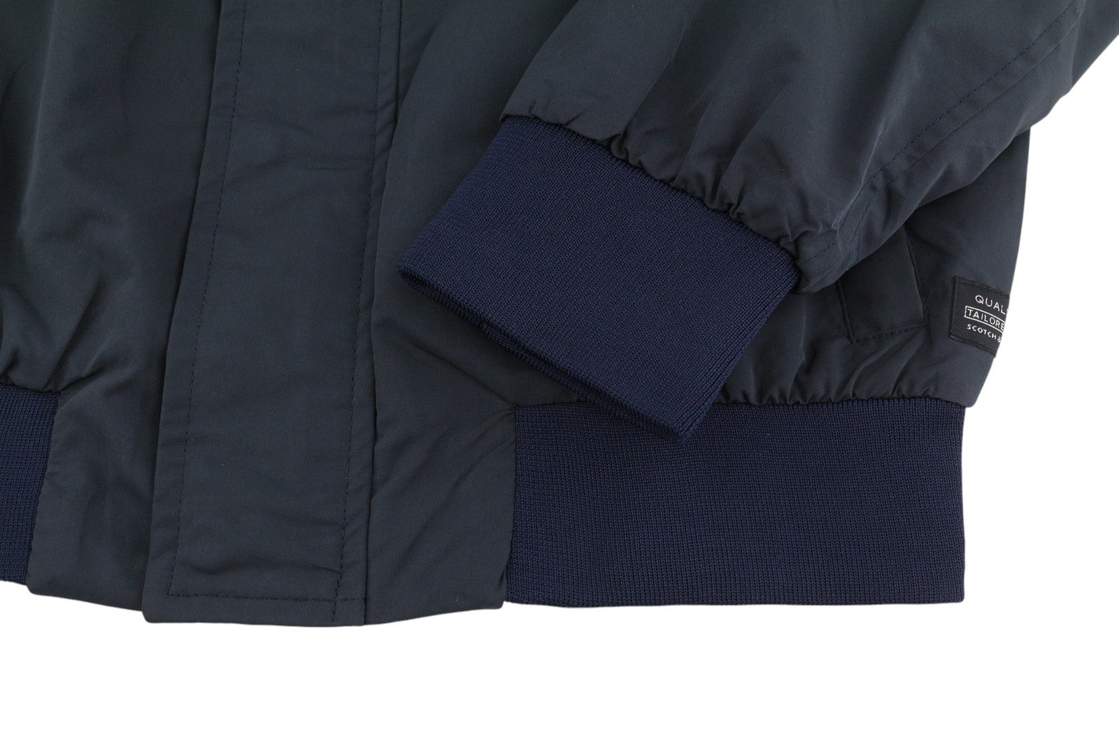 Blue Polyester Jacket