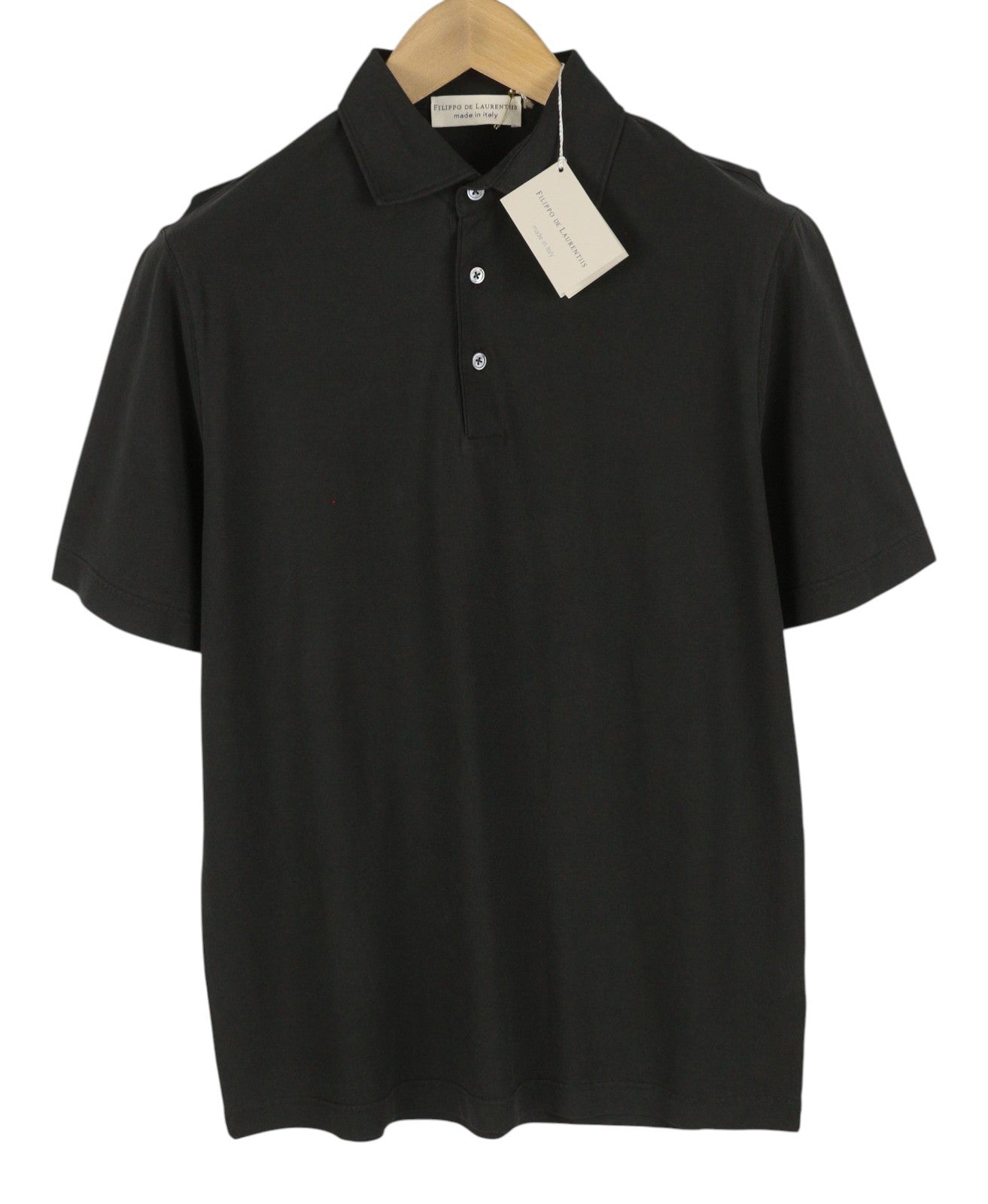 Polos de algodão preto