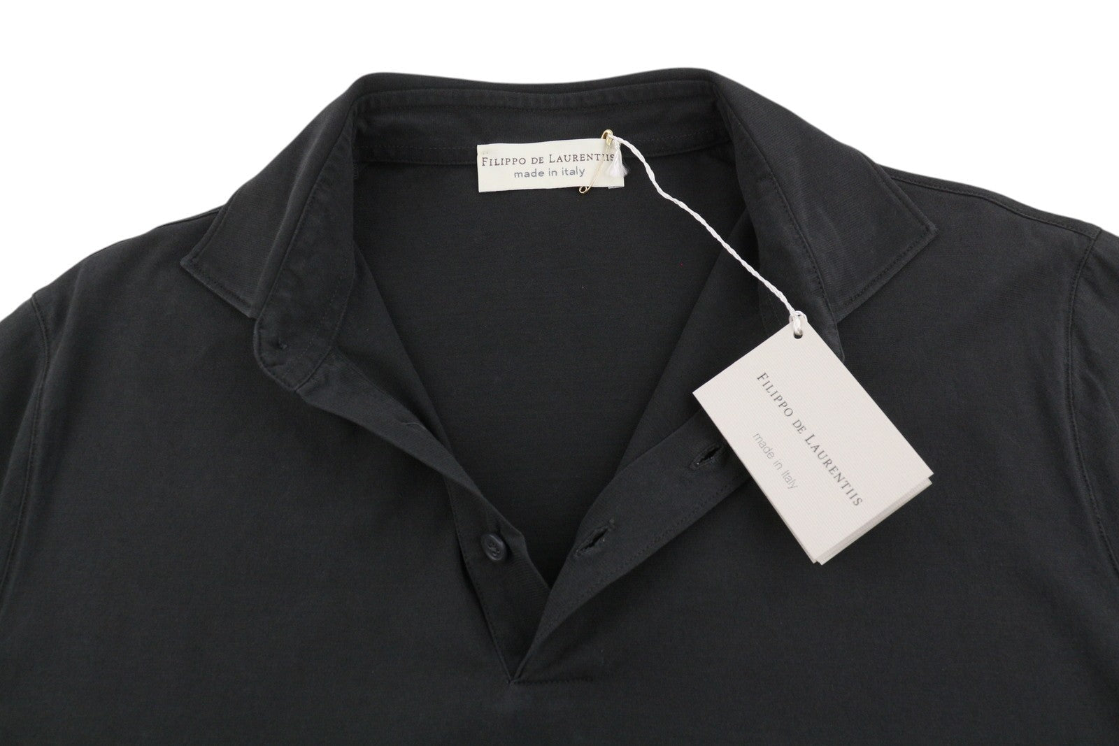 Polos de algodão preto