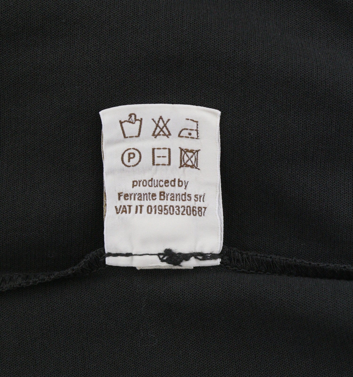 Polos de algodão preto
