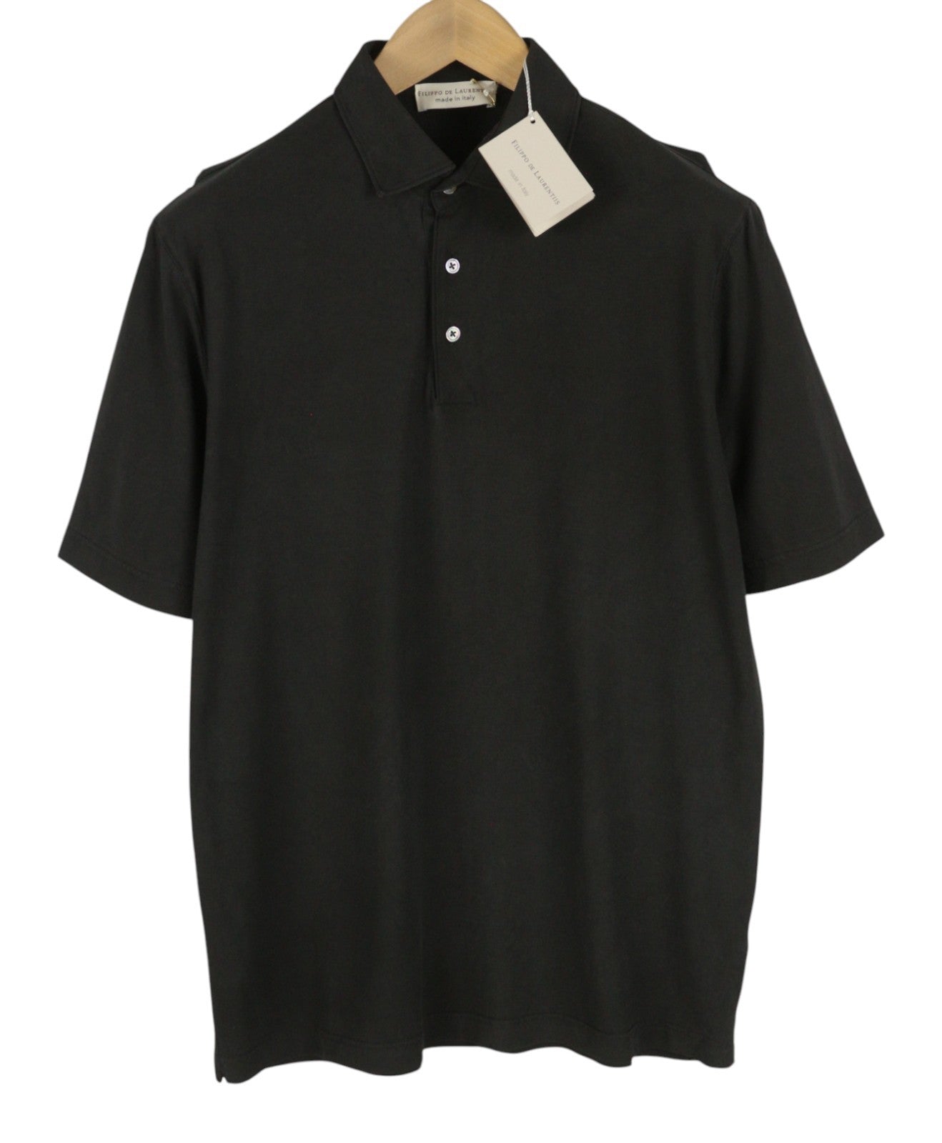Black Cotton Polos