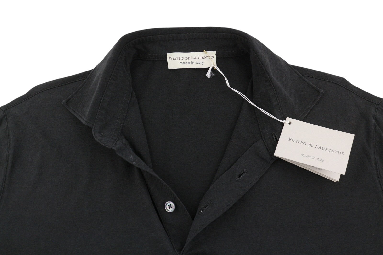 Black Cotton Polos