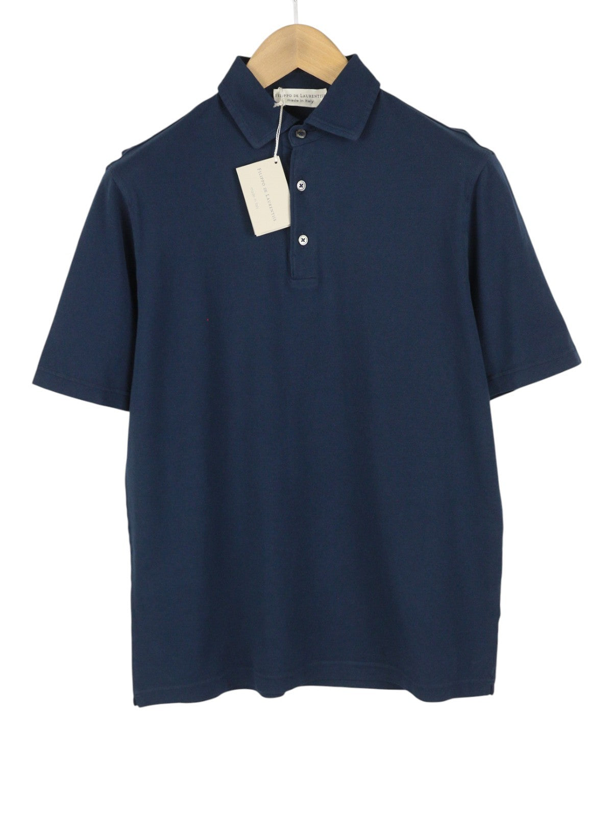 Blue Cotton Polos