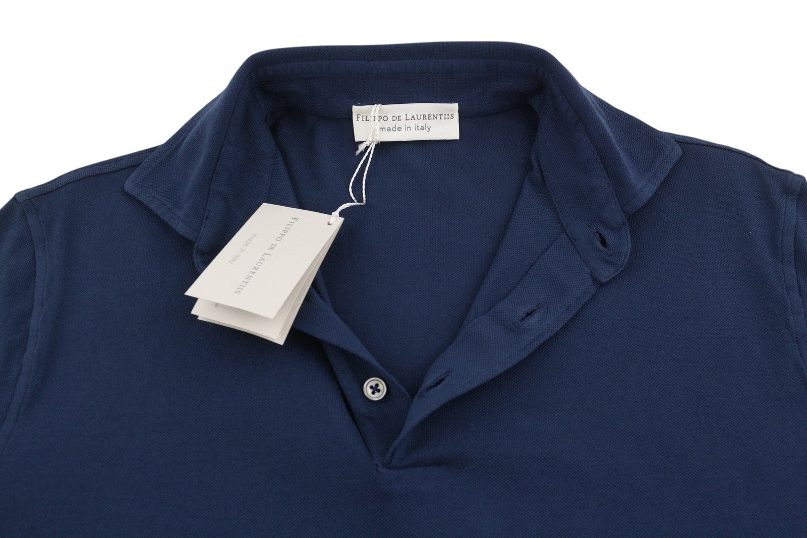 Blue Cotton Polos