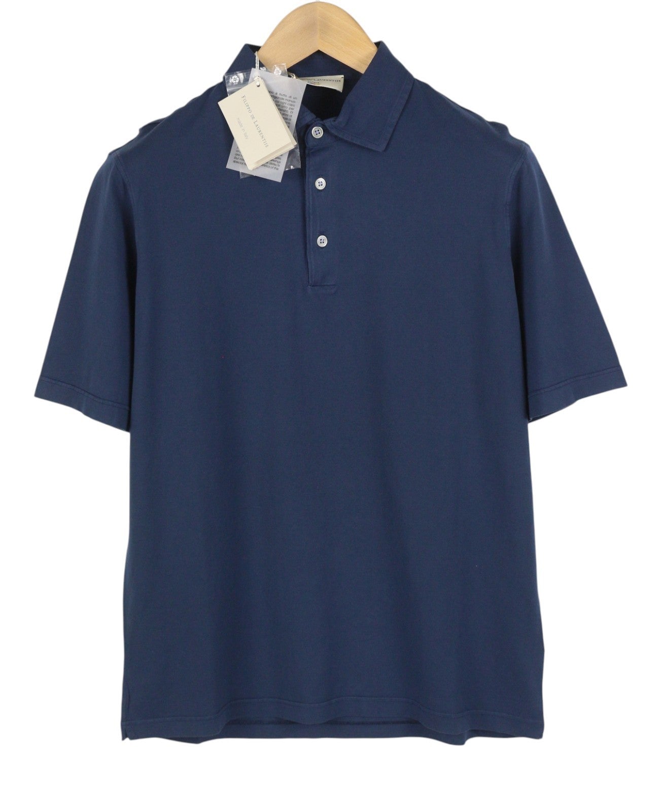 Blue Cotton Polos