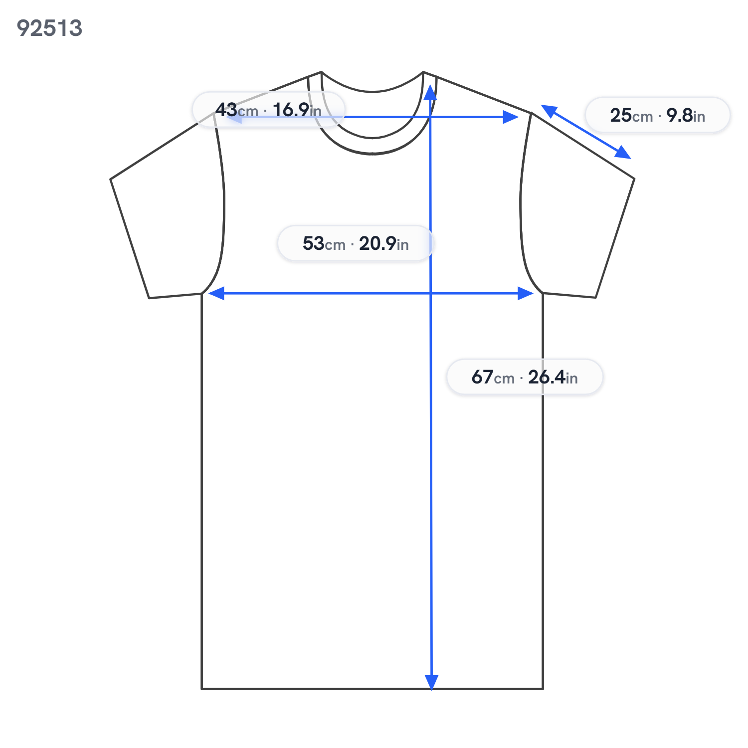 Blue Cotton Polos