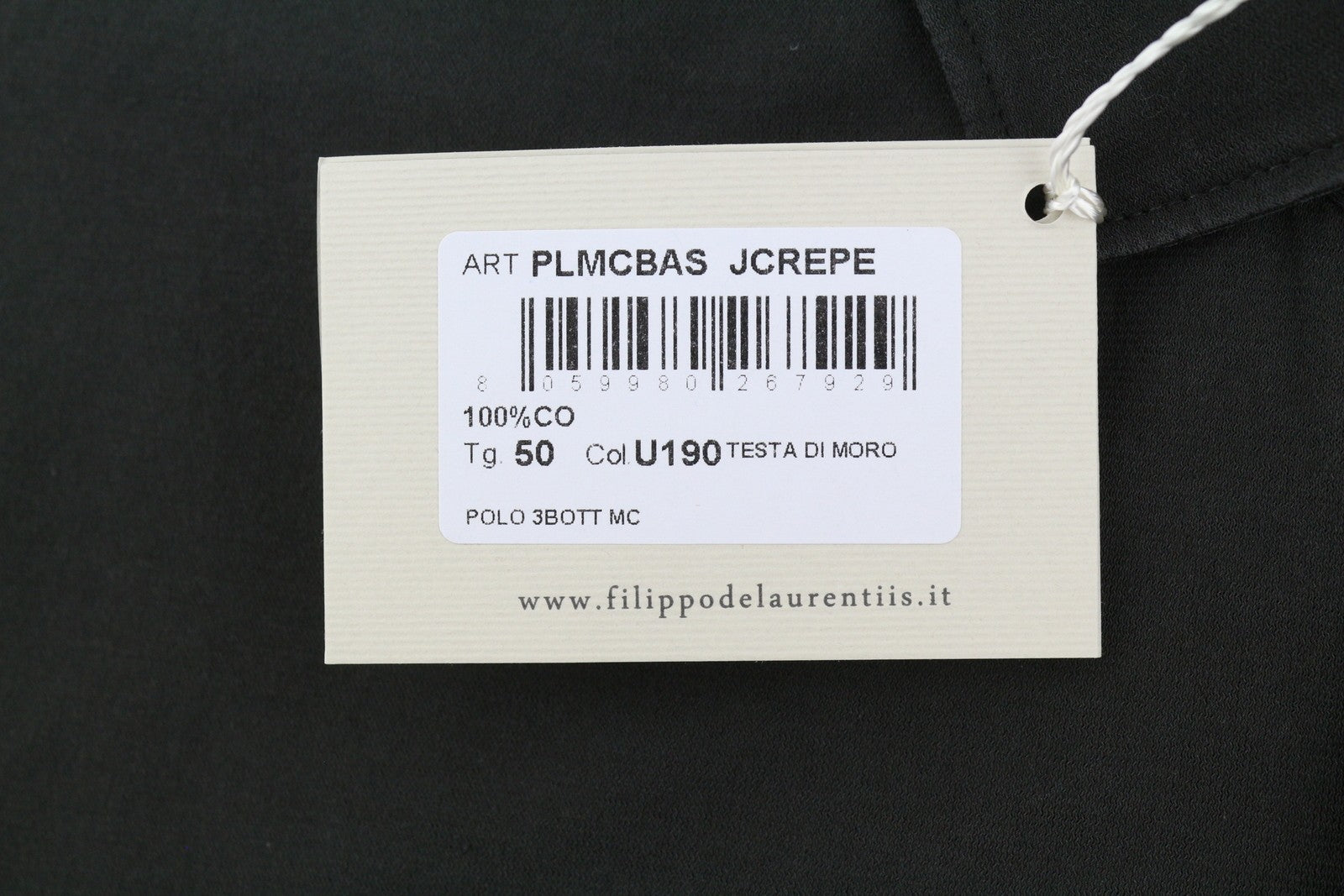 Black Cotton Polos