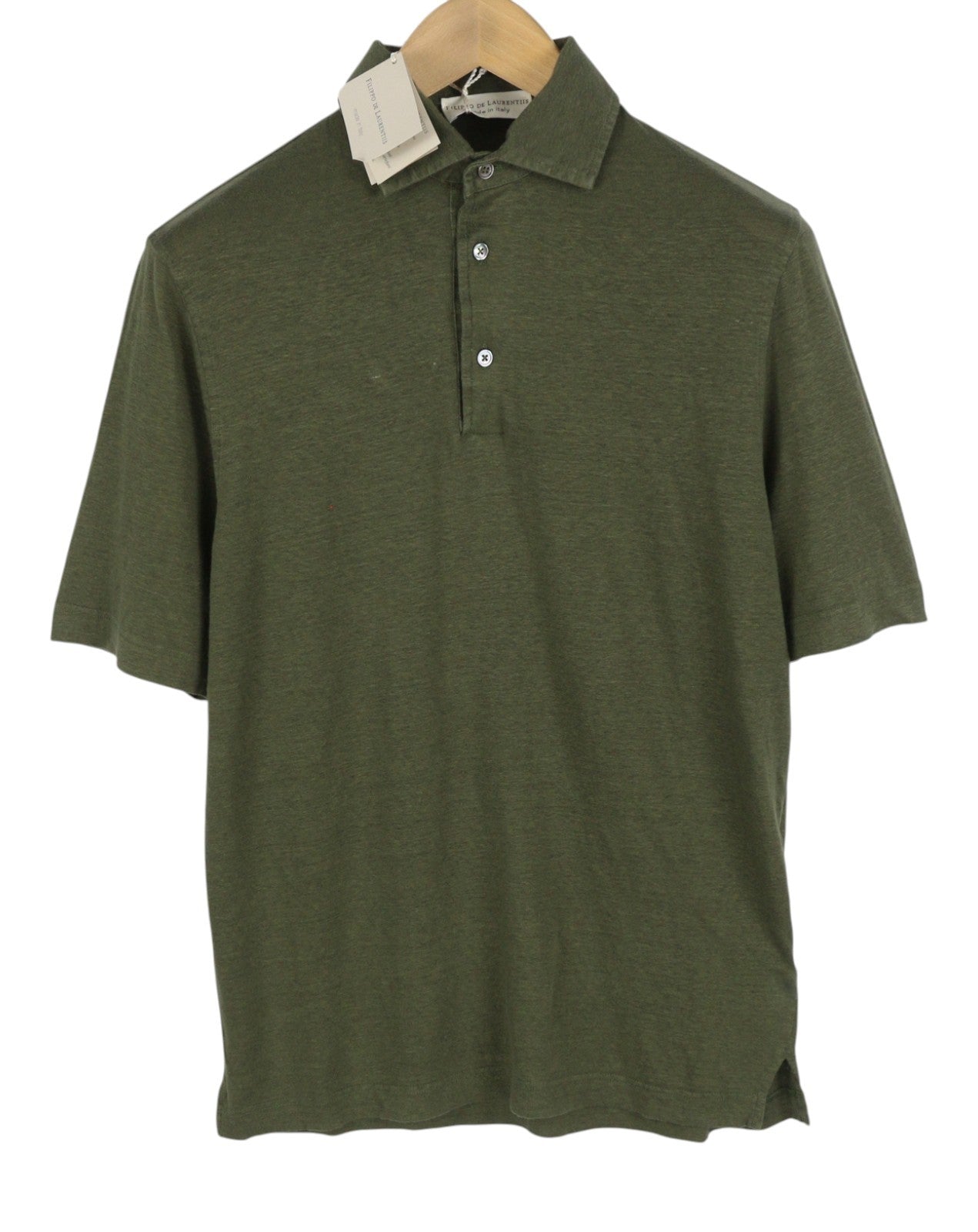 Green Linen Polos