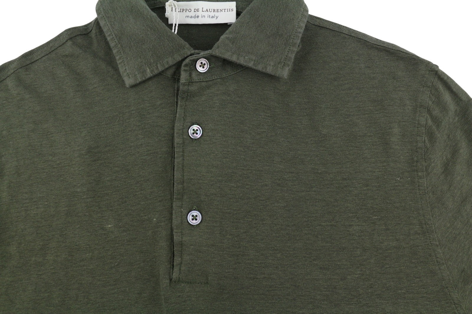 Green Linen Polos