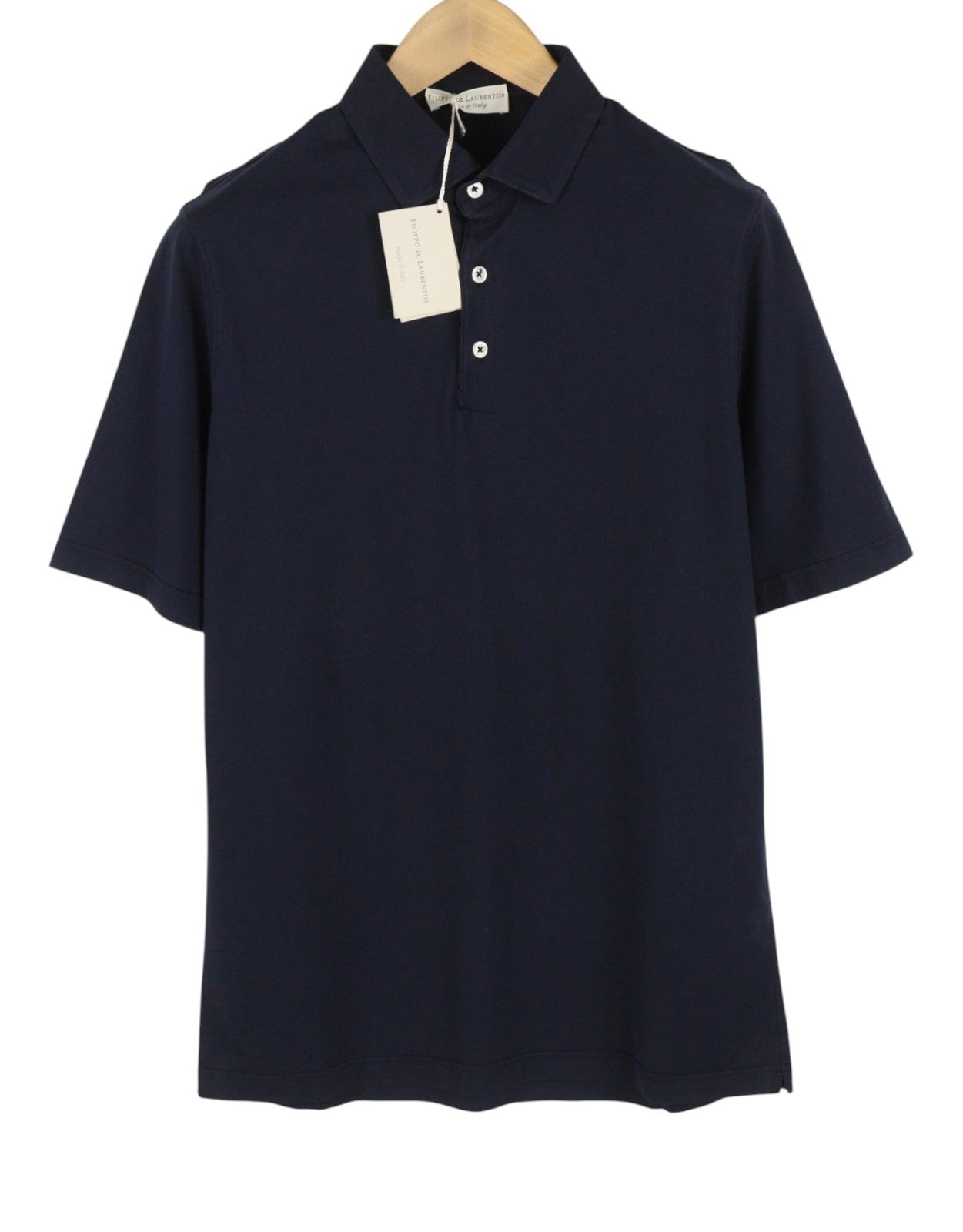 Blue Cotton Polos