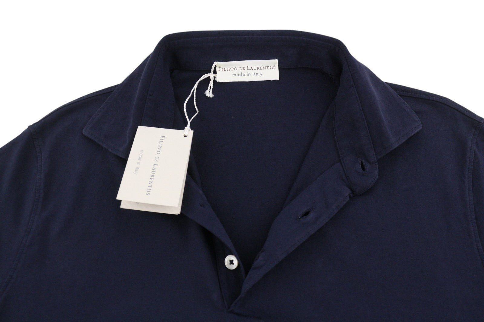 Blue Cotton Polos