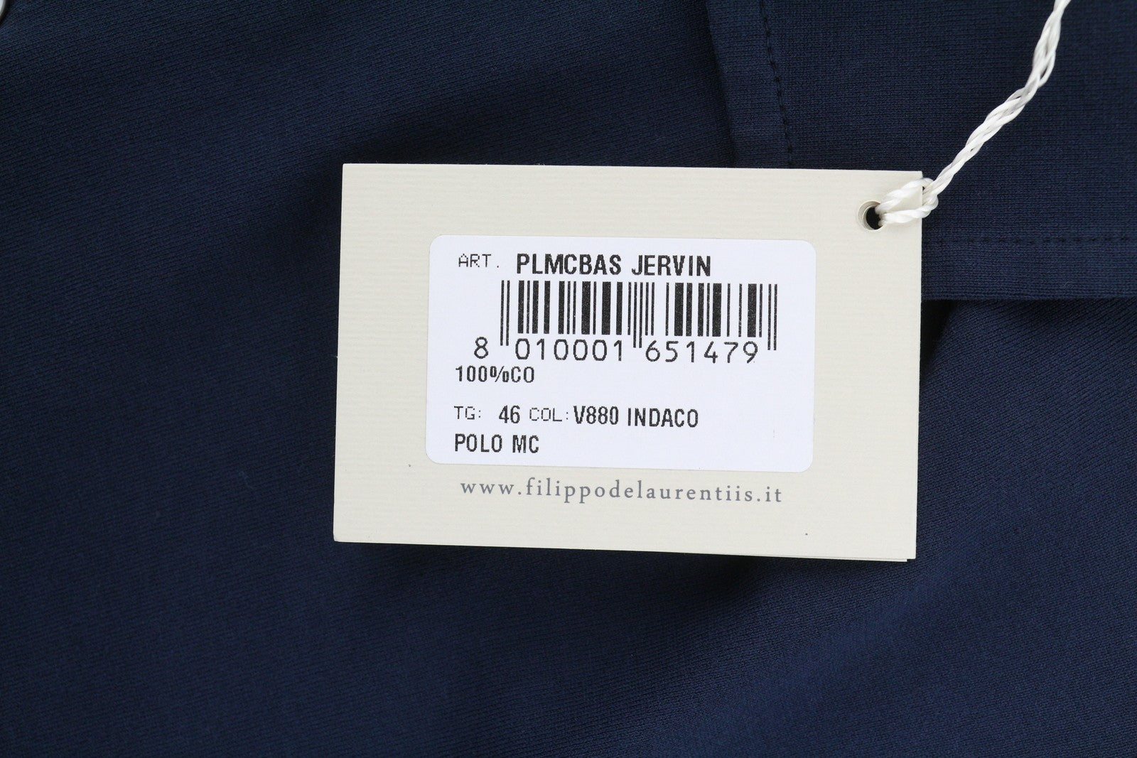Blue Cotton Polos
