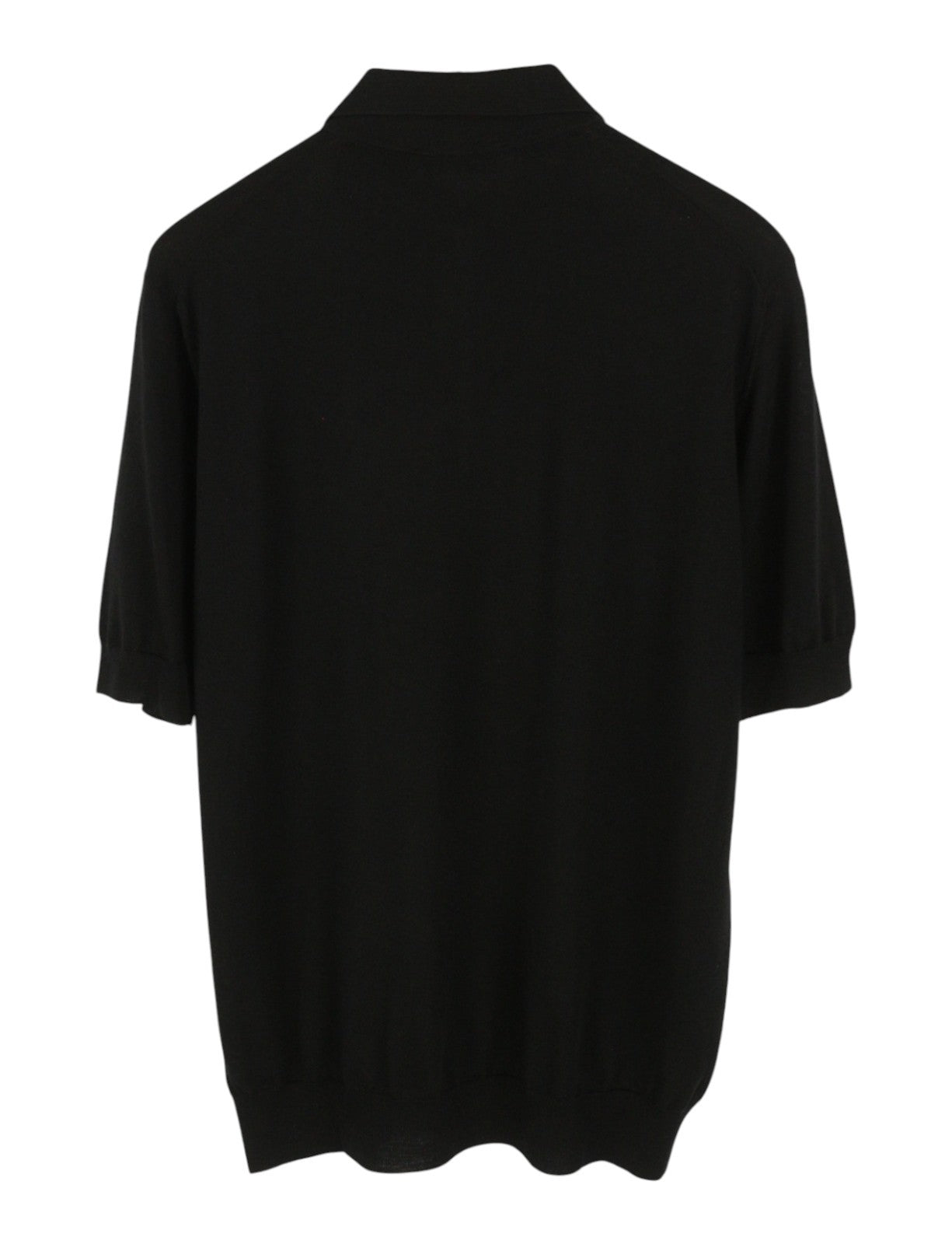 Black Wool Polos