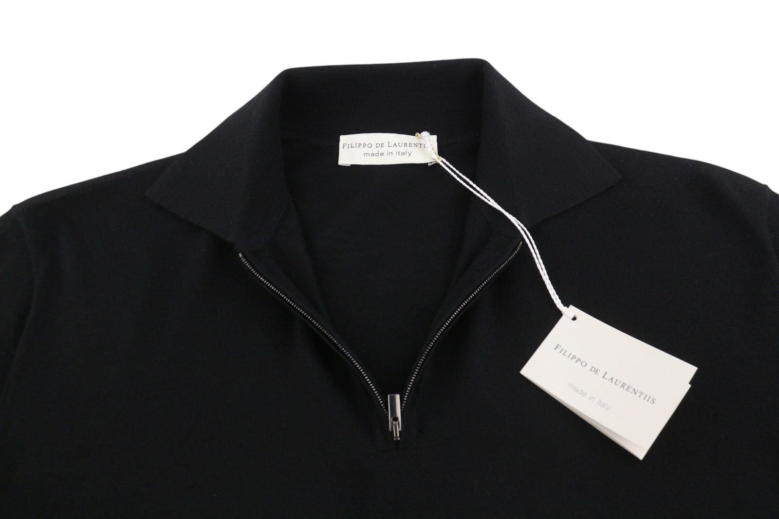 Black Wool Polos