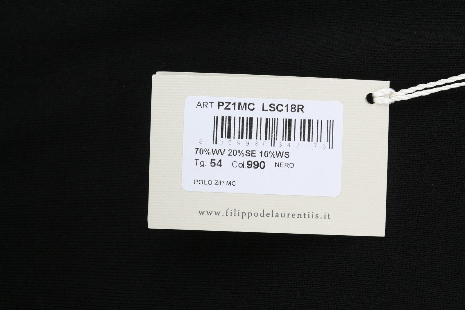 Black Wool Polos