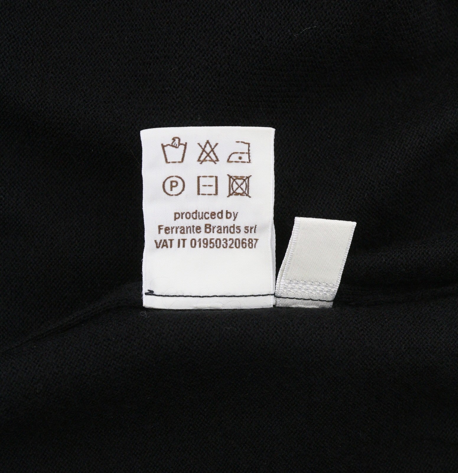 Black Wool Polos