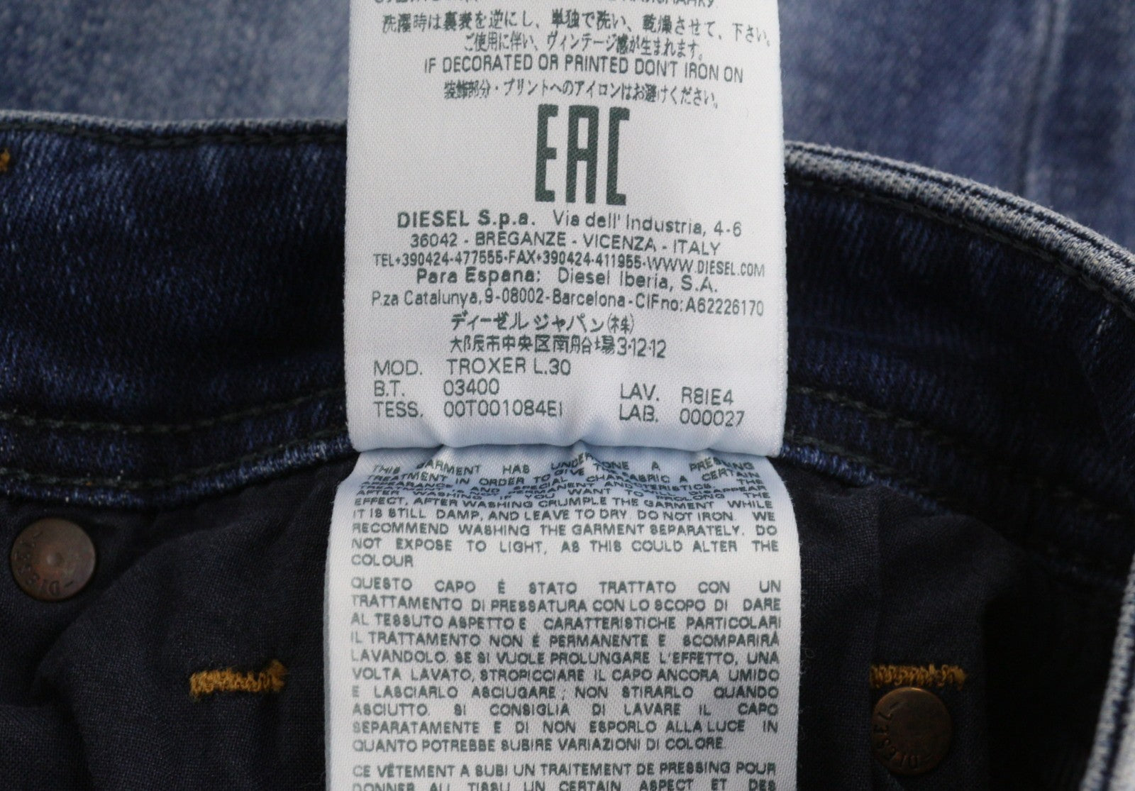 Jeans Troxer R8ie4