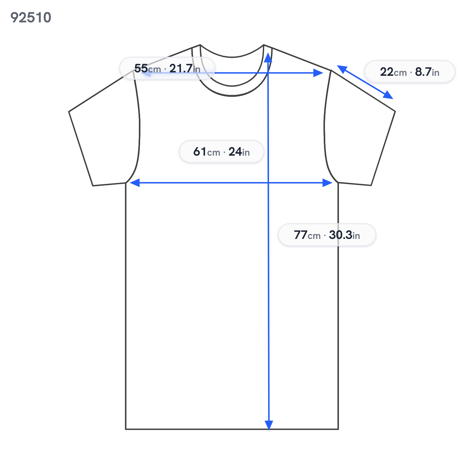 T-shirt Placed Breton Stripe