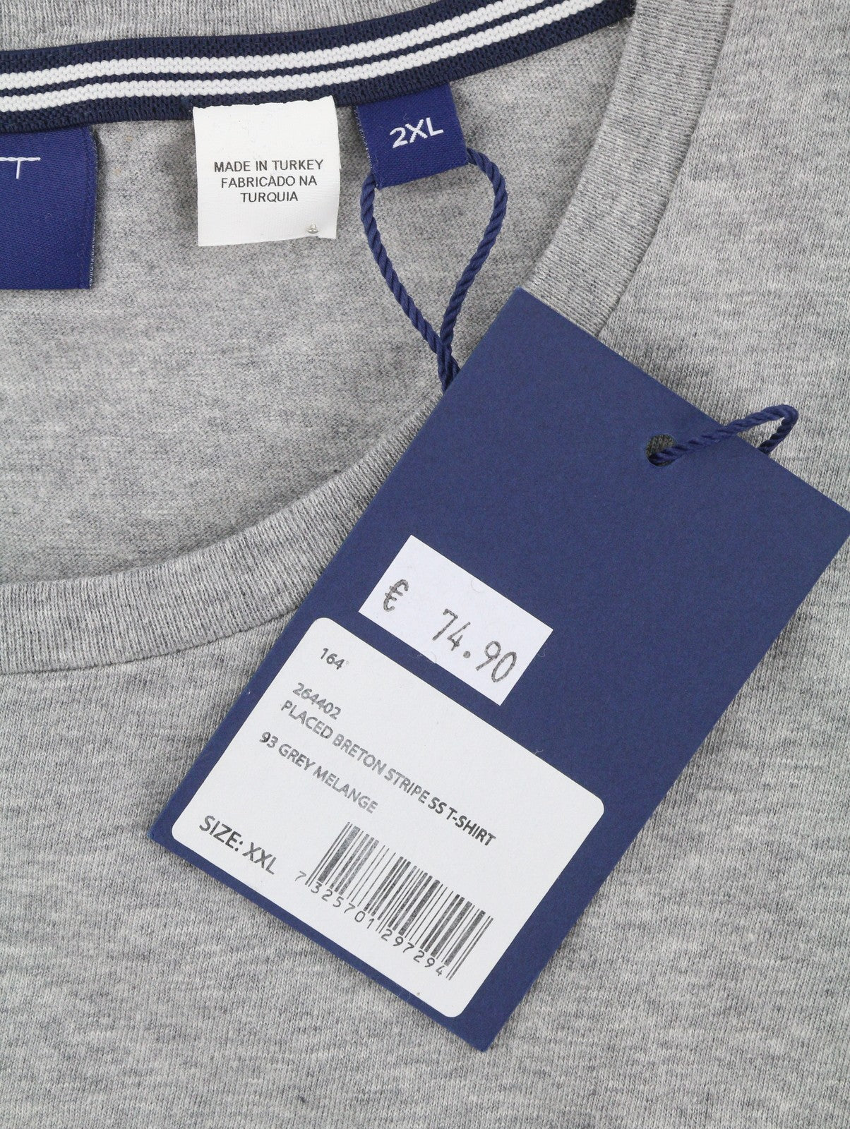 T-shirt Placed Breton Stripe