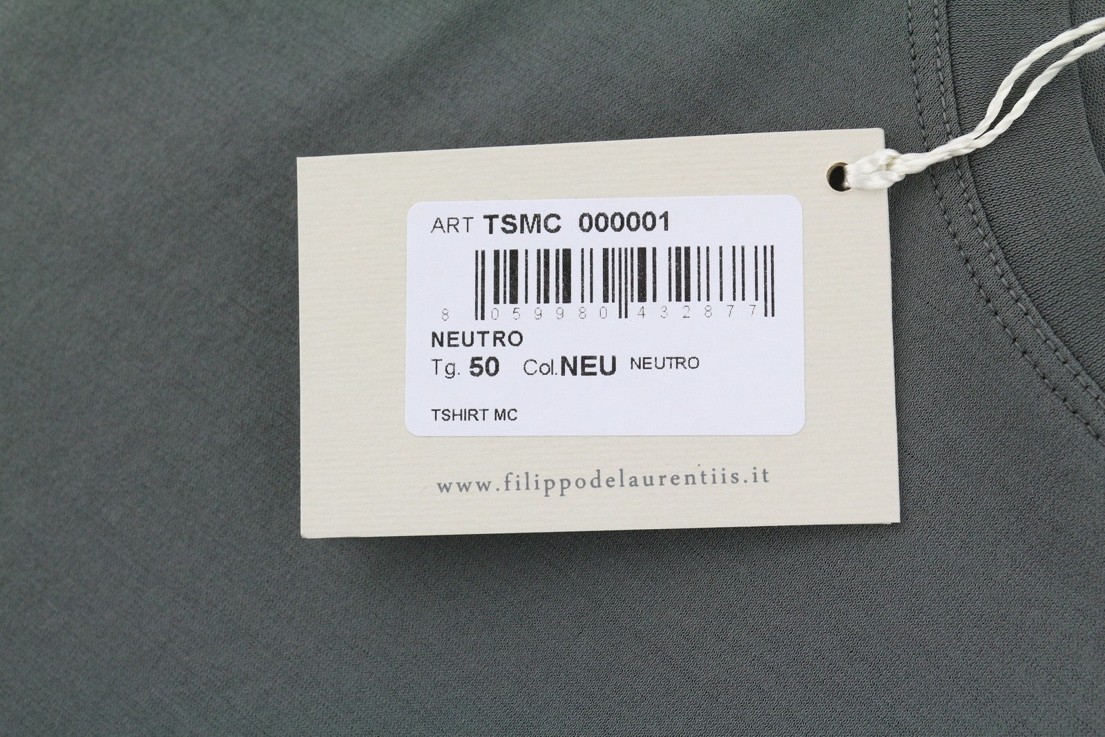 Grey Cotton T-shirt