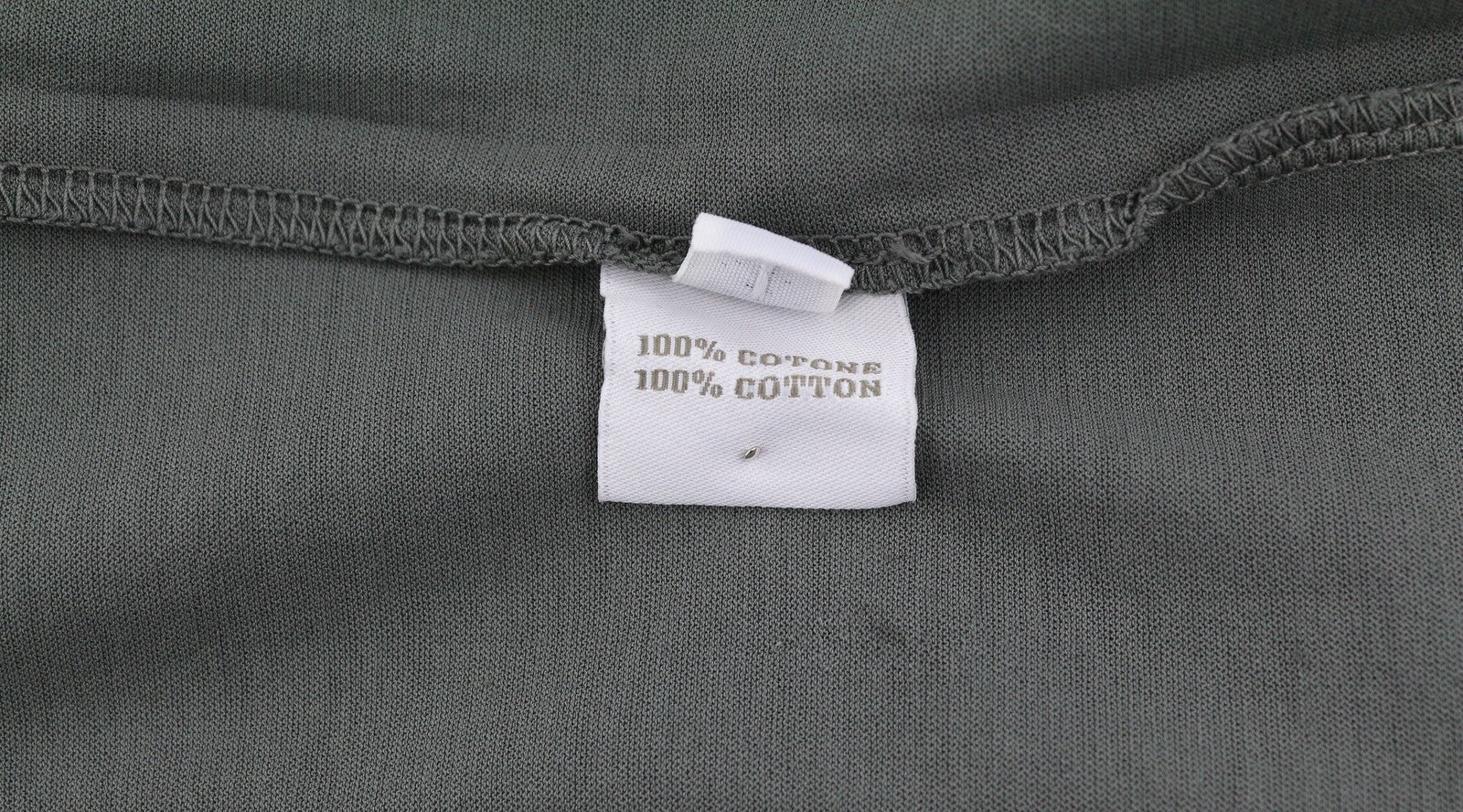 Grey Cotton T-shirt