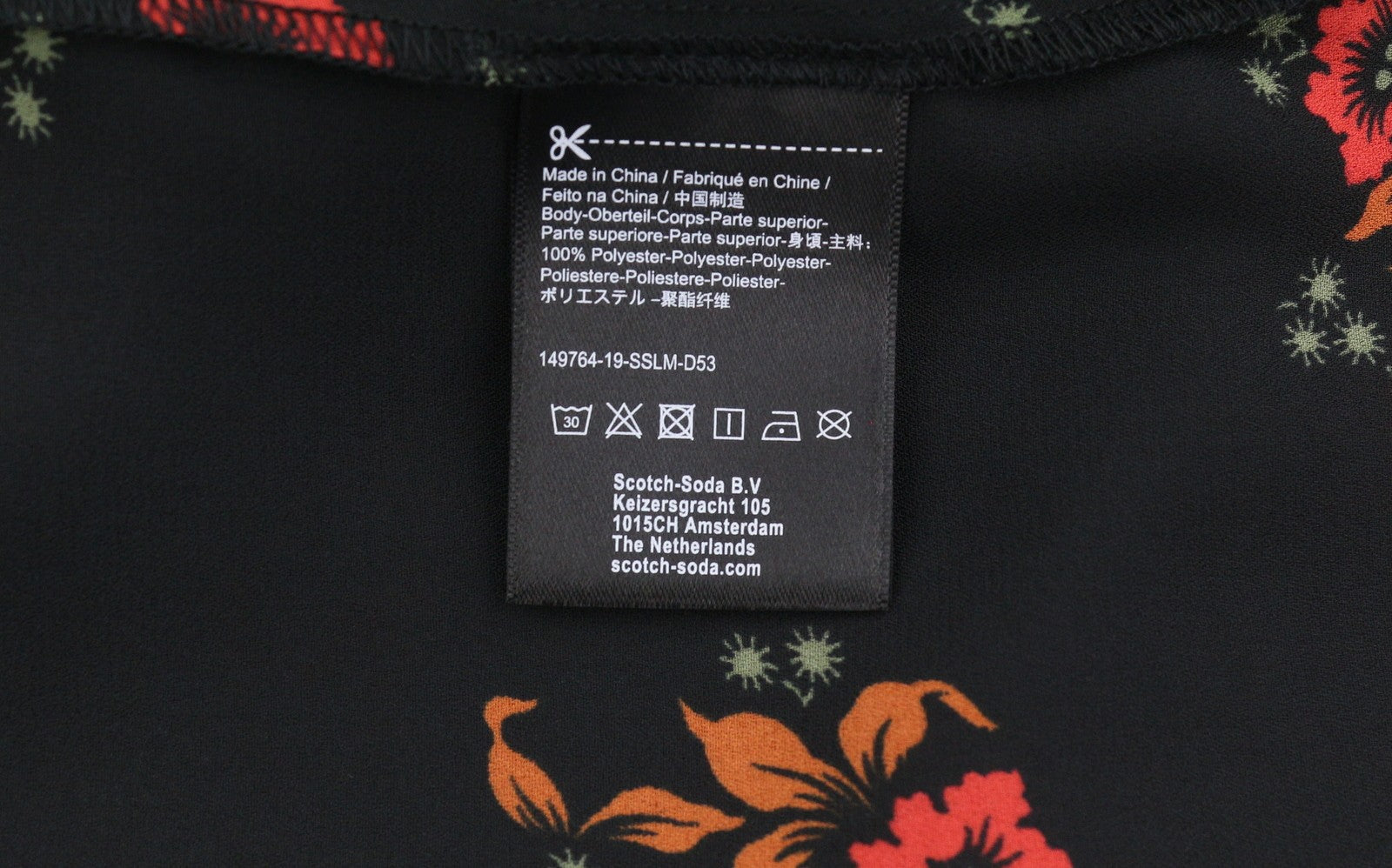 Blusa Poliéster Preta