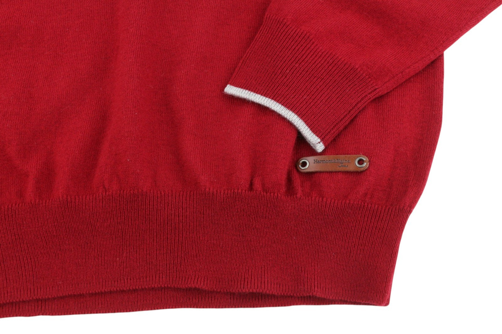 Roter Strickpullover