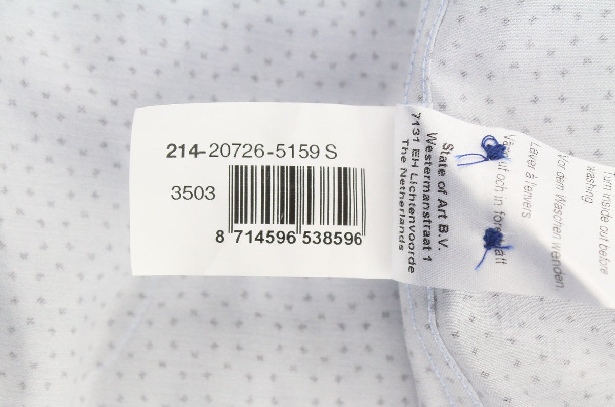 Chemise en coton bleue