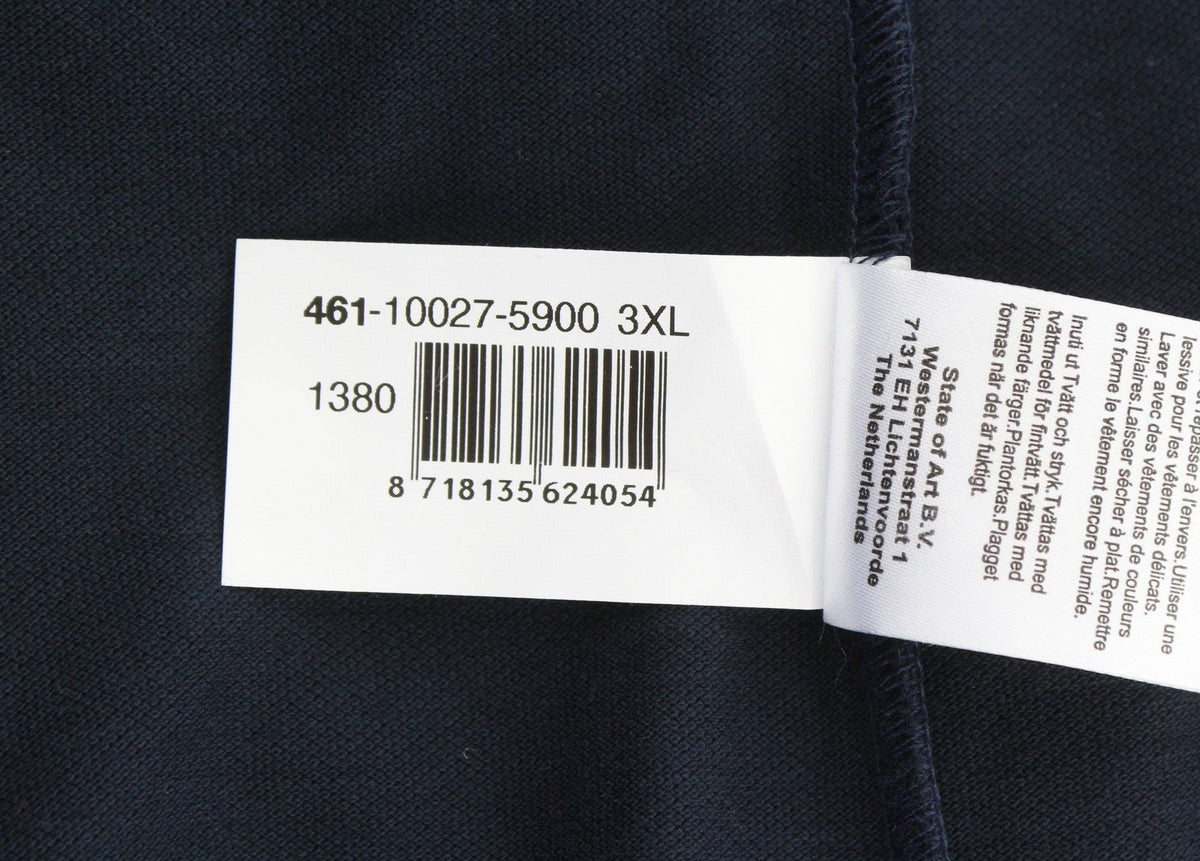 Polo in cotone blu