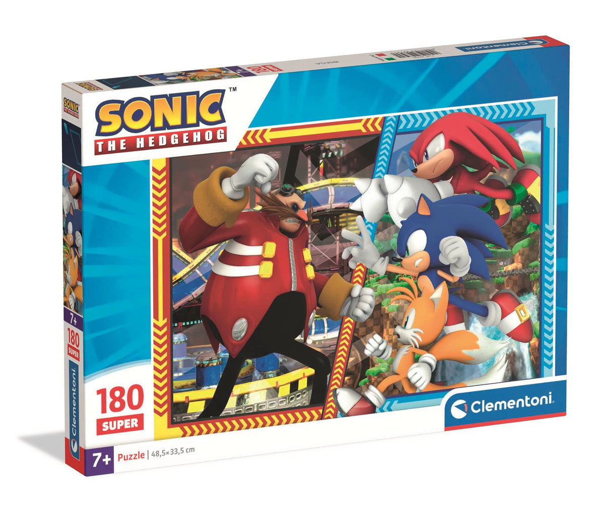Puzzle 180 Super Color Sonic Clementoni 29795
